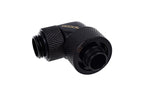 Alphacool Eiszapfen Fitting, Extension, 90°, 16/10mm, G1/4, Matte Black