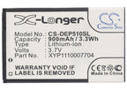 Battery for phone DORO 1360 1362 CS-DEP510SL 3.7V 900mAh LiIon CAMERON SINO