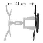 TV Wall Mount Hama FULLMOTION, 229 cm (90") up to 50 kg, fully movable, 220837