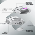 Logitech G502 X Plus White Lightsync RGB Gaming Mouse