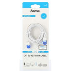 HAMA Flexi-Slim Network Cable, U/UTP CAT 6a, 10 Gbit/s, RJ-45 - RJ45, 3.0 m, White