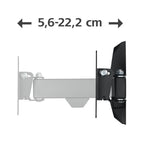HAMA Fullmotion TV Wall Mount, 10-26", 220820