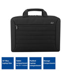ACT Urban Laptop Bag, 15.6", Black
