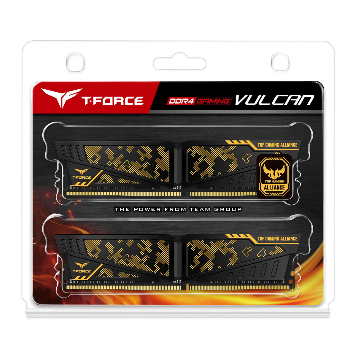 Памет Team Group T-Force Vulcan TUF DDR416GB (2x8GB) 3200MHz 1.35V
