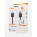 HAMA 200698 Cable, DisplayPort male - DisplayPort male, 5 m, Ultra-HD 4K, Black