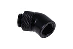 Alphacool Eiszapfen Angled Adaptor, 45°, G1/4 Male to G1/4 Female, Matte Black