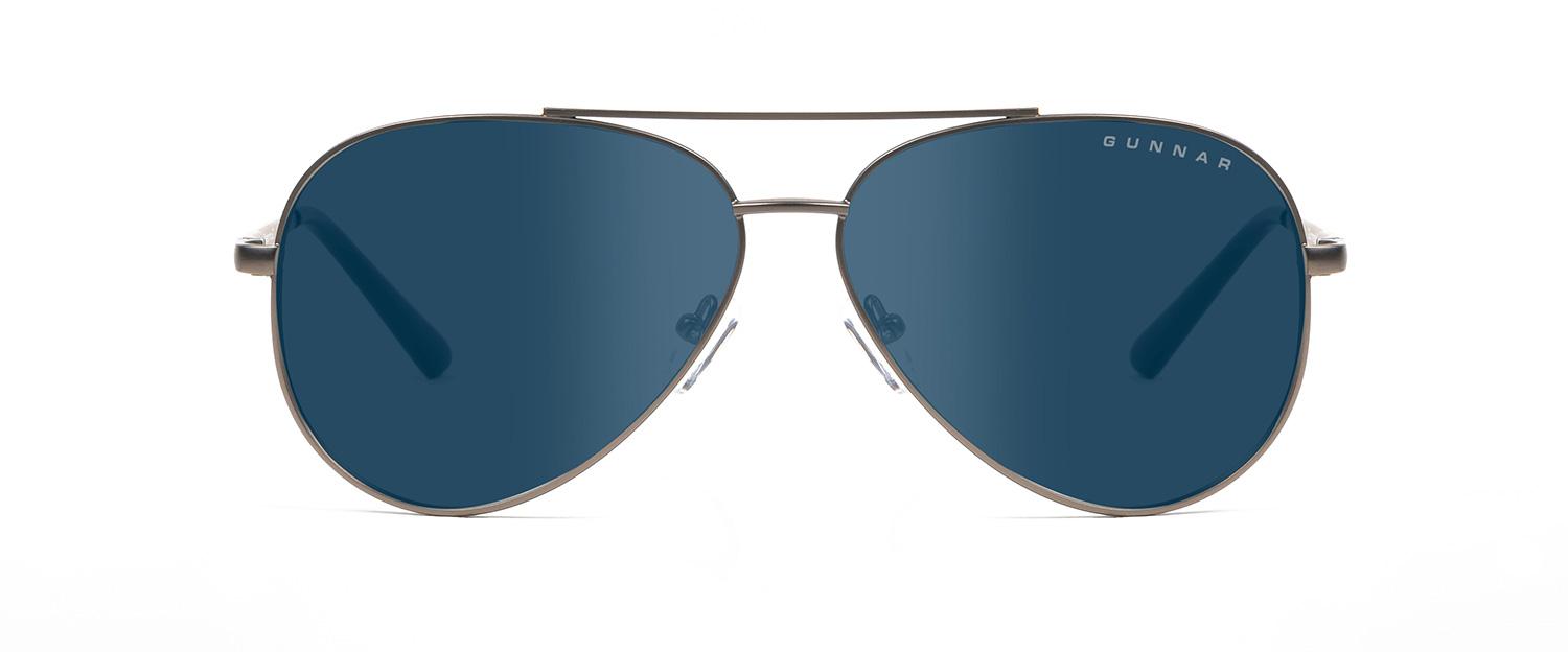 Компютърни очила GUNNAR Maverick Gunmetal Onyx, Sun, Черен