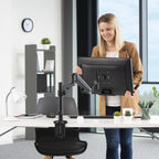 HAMA Desk Monitor Mount, Adjustable, 13"-35", 118496