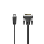 HAMA 205018 Cable, HDMI Male - DVI-D Male, 1.5 m, Shielded, Black