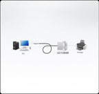 ATEN UC1284B USB-A Male to IEEE1284 Cable Converter, 1.8 m