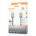 HAMA Ultra HD Cable, HDMI Male - HDMI Male, 8K, 48GB/s, Metal, 3 m, Gold-plated connectors, Ethernet, Black