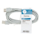 HAMA Extension Cable, USB-A Female - USB-A Male, 3 m, Standard