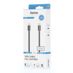 HAMA eMarker chip USB 3.2 Gen 2 Cable, USB-C male - USB-C male, 1 m, 10 Gbit/s, 5A/100W