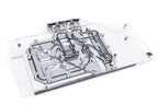 Water block for video card Alphacool Eisblock Aurora Acryl GPX-A Radeon RX 6800/6800XT Strix/TUF with Backplate