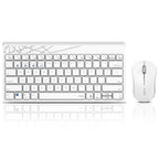 RAPOO 8000M Keyboard and Mouse Combo, White