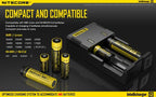 NITECORE i2 Charger, Universal Charger, Li-Ion & NiMH, 18650, CR123, AA, AAA, C, D