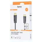 HAMA Cable, HDMI male - mini HDMI male, 1.5 m, Gold-plated connectors, Black