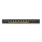 ZYXEL GS1100-10HP Switch, 8-port, Gigabit, PoE, 2xSFP