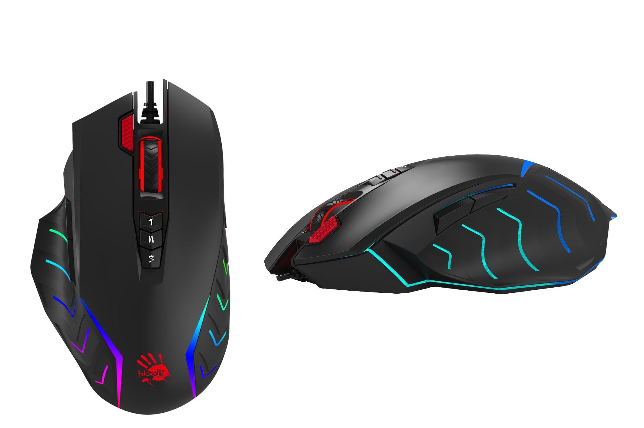 Геймърска мишка Bloody J95s, Оптична, Жична, USB