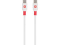 Кабел Skross, USB-C - USB-C мъжко, USB 2.0, 1.2м, Бял