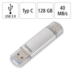Flash Drive "C-Laeta", USB-C USB 3.1/3.0, 128 GB, HAMA-181073