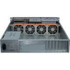 Inter-Tech 2U 2129-N Server Case - Mini ITX, mATX, μATX, ATX, eATX, SSI EEB, Black
