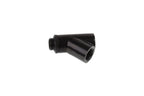 Alphacool Eiszapfen Y-connector, Revolvable, 45°, G1/4 male to 2 x G1/4 female thread, Matte Black
