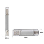 Flash Drive "C-Laeta", USB-C USB 3.1/3.0, 128 GB, HAMA-181073