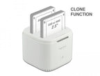 Delock USB-C Station, For 2 x 2.5″ SATA HDD / SSD, Clone