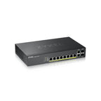 ZyXEL GS-2220-10HP Switch, 10-Port Layer2+, 8x Gigabit PoE + 2x Gigabit Combo (RJ45/SFP), Managed