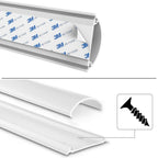 PVC cable concealer channel-100x7x2.1 cm, 220894