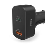 Car laptop charger HAMA, USB-C, (PD), 5-20 V/ 65 W, 200018