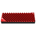 Jonsbo M.2 SSD passive cooler, finned, Red
