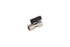 Alphacool Eiszapfen Ball Valve, 2-Way, G1/4, Silver