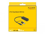 USB Hub, 4 ports, DELOCK-63828