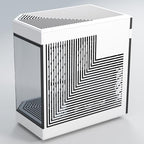 HYTE Y60 Tempered Glass, Mid-Tower, White and Black Case