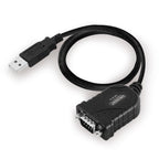 Ewent USB to RS232 9-pin Male Converter, Black