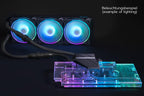 Alphacool Eiswolf 2 AIO - 360mm RTX 3080/3090 ROG Strix with Backplate Liquid Cooling System