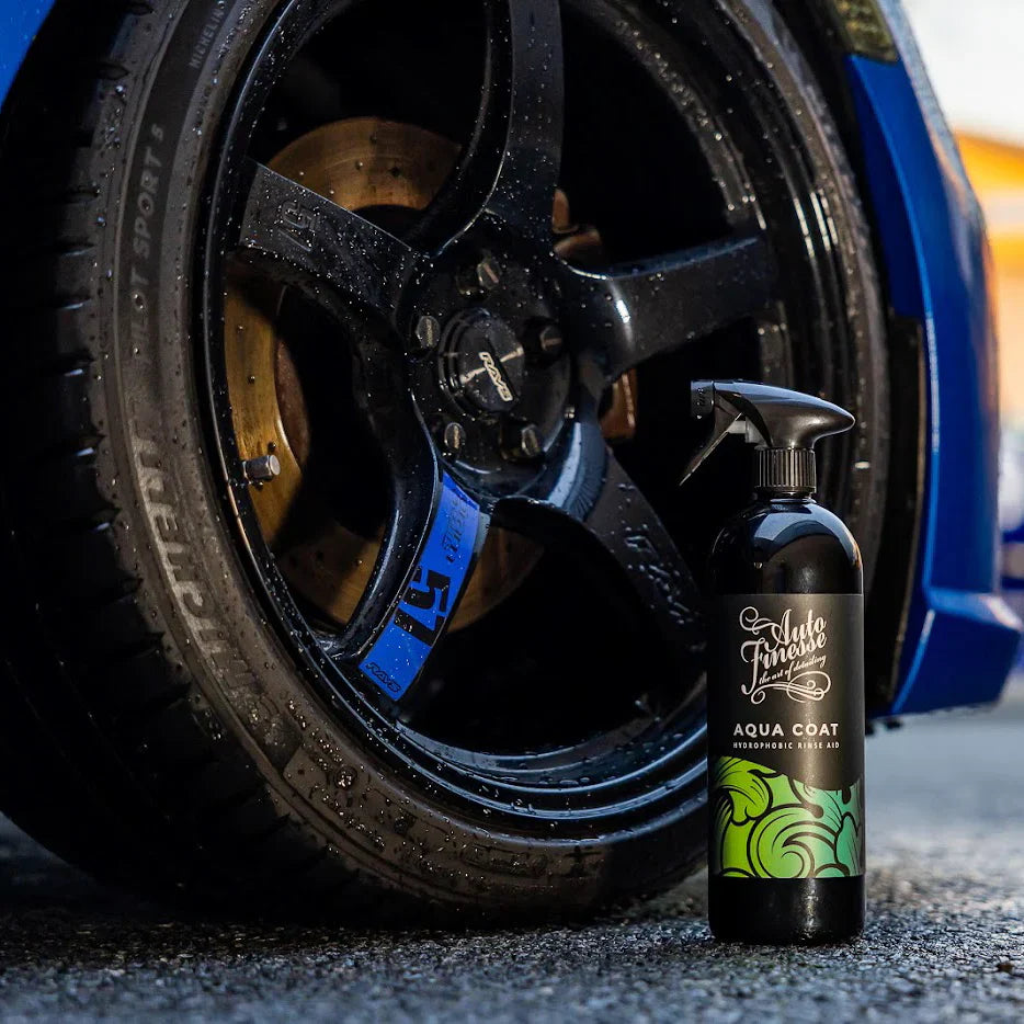 Auto Finesse Aqua Coat – керамична защита със SiO₂ (spray & rinse), 1000 ml