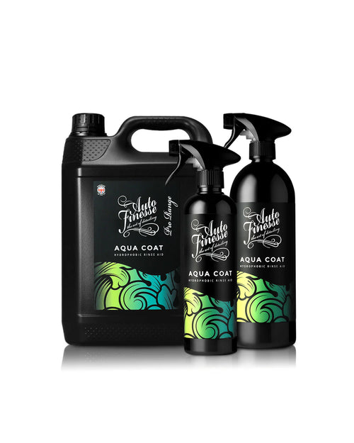 Auto Finesse Aqua Coat – керамична защита със SiO₂ (spray & rinse), 1000 ml