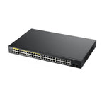 ZYXEL GS1900-48HP Switch, 48-port Managed, PoE, Gigabit, Rackmount