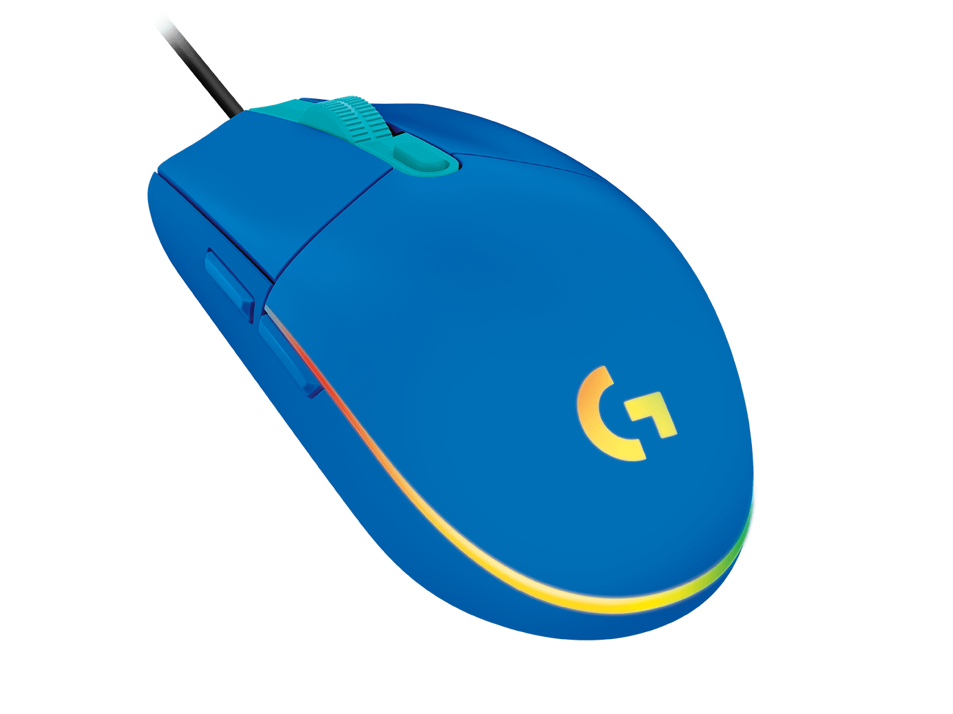 Gaming Mouse Logitech G102 LightSync, RGB, Optical, Wired, USB, Blue
