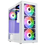 Kolink Observatory HF ARGB TG Mid-Tower Case, White