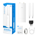 Cudy LT500 Outdoor Wireless Router, AC1200, 4G, LTE CAT 4, 2.4/5 GHz, 300 - 867 Mbps for outdoor use