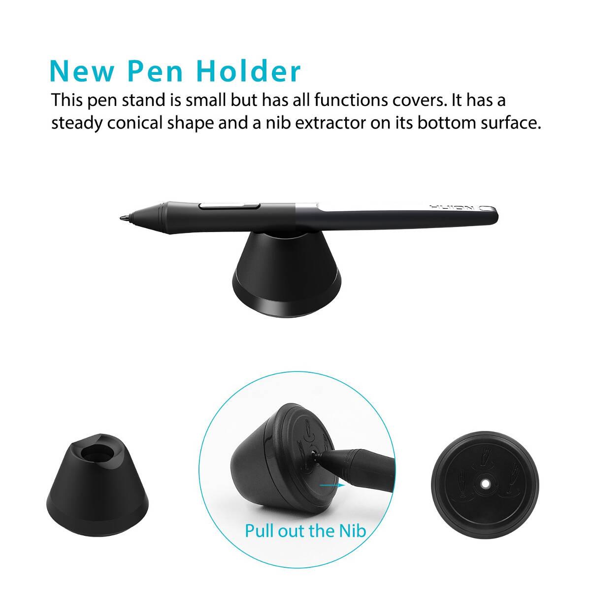 Графичен таблет HUION Inspiroy H640P, USB, Черен