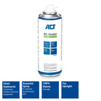 ACT AC9501 Air Duster Spray, For keyboards, LCD, TV monitors, 400 ml.