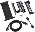 CableMod PCIe x16 Vertical GPU Mount Universal Bracket and Cable, 1x DisplayPort, 1x HDMI Cable