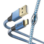 HAMA Reflective Cable, USB-C Male - USB-A Male, 1.5m, 201558