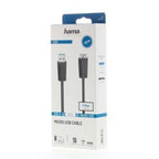 HAMA Cable, USB 3.0 A Male - USB 3.0 Micro-B Male, 1.5 m, 5Gbit/s, Black