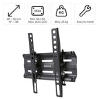 TV wall mount, TILT, 122cm, 48", 220806